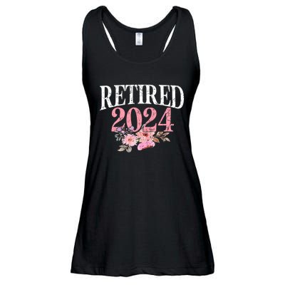 Retired 2024 Not My Problem Anymore Ladies Essential Flowy Tank