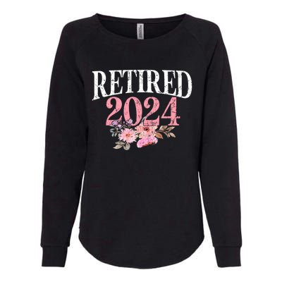 Retired 2024 Not My Problem Anymore Womens California Wash Sweatshirt