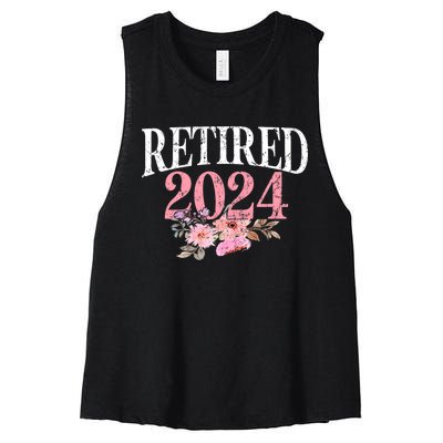 Retired 2024 Not My Problem Anymore Women's Racerback Cropped Tank