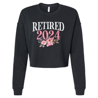 Retired 2024 Not My Problem Anymore Cropped Pullover Crew