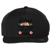 Retired 2025 Not My Problem Anymore Retirement 2025 Gift Wool Snapback Cap