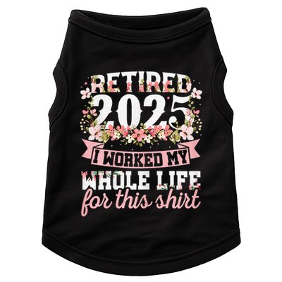 Retired 2025 Not My Problem Anymore Retirement 2025 Women Gift Doggie Tank