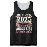 Retired 2025 Not My Problem Anymore Retirement 2025 Women Gift Mesh Reversible Basketball Jersey Tank