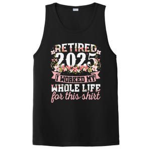 Retired 2025 Not My Problem Anymore Retirement 2025 Women Gift PosiCharge Competitor Tank