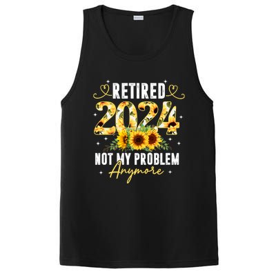 Retired 2024 Not My Problem Anymore Sunflower PosiCharge Competitor Tank