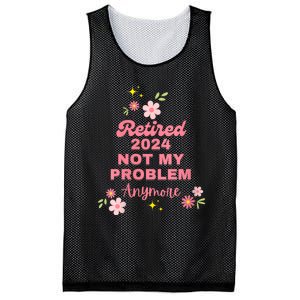 Retired 2024 Not My Problem Anymore Mesh Reversible Basketball Jersey Tank