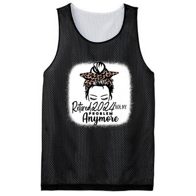 Retired 2024 Not My Problem Anymore Mesh Reversible Basketball Jersey Tank