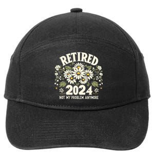 Retired 2024 Not My Problem Anymore Daisy Floral 7-Panel Snapback Hat