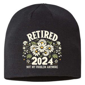 Retired 2024 Not My Problem Anymore Daisy Floral Sustainable Beanie