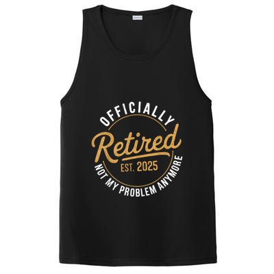 Retired 2025 Not My Problem Anymore Vintage Funny PosiCharge Competitor Tank