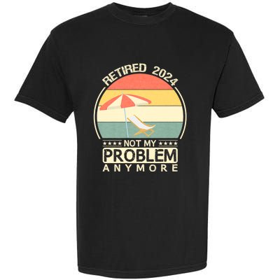 Retired 2024 Not My Problem Anymore Vintage Garment-Dyed Heavyweight T-Shirt