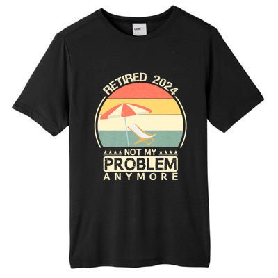 Retired 2024 Not My Problem Anymore Vintage Tall Fusion ChromaSoft Performance T-Shirt