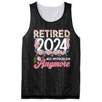 Retired 2024 Not My Problem Anymore Mesh Reversible Basketball Jersey Tank