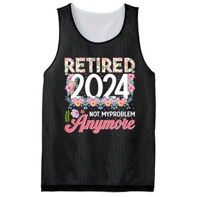 Retired 2024 Not My Problem Anymore Mesh Reversible Basketball Jersey Tank