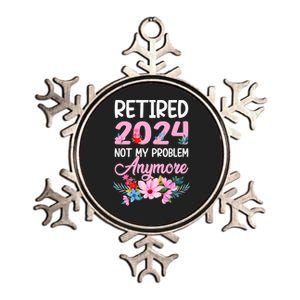 Retired 2024 Not My Problem Anymore Metallic Star Ornament