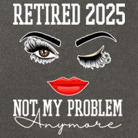 Retired 2025 Not My Problem Anymore Lady Style Cotton Canvas Backpack