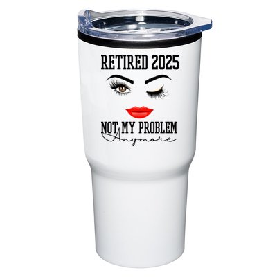 Retired 2025 Not My Problem Anymore Lady Style Tumbler