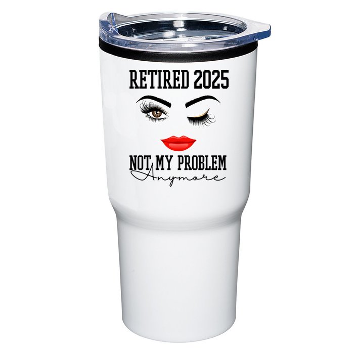 Retired 2025 Not My Problem Anymore Lady Style Tumbler
