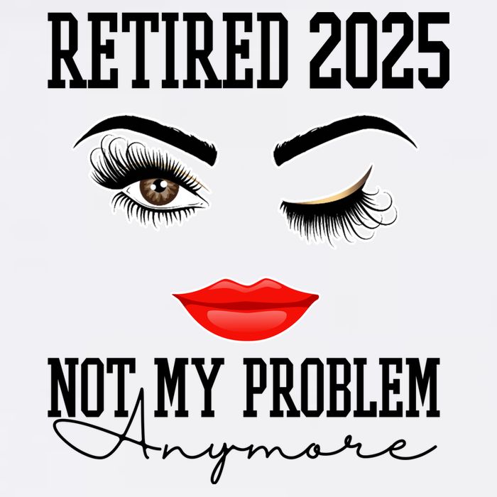 Retired 2025 Not My Problem Anymore Lady Style Metallic Star Ornament