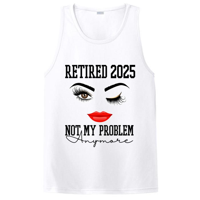 Retired 2025 Not My Problem Anymore Lady Style PosiCharge Competitor Tank