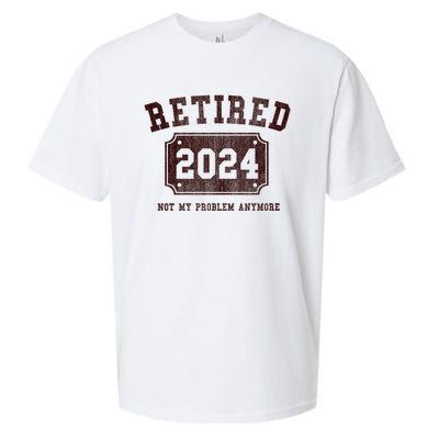 Retired 2024 Not My Problem Anymore Vintage Sueded Cloud Jersey T-Shirt