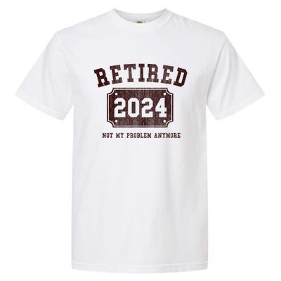 Retired 2024 Not My Problem Anymore Vintage Garment-Dyed Heavyweight T-Shirt