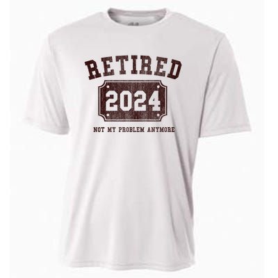 Retired 2024 Not My Problem Anymore Vintage Cooling Performance Crew T-Shirt