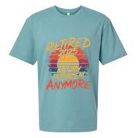 Retired 2025 Not My Problem Anymore Sueded Cloud Jersey T-Shirt
