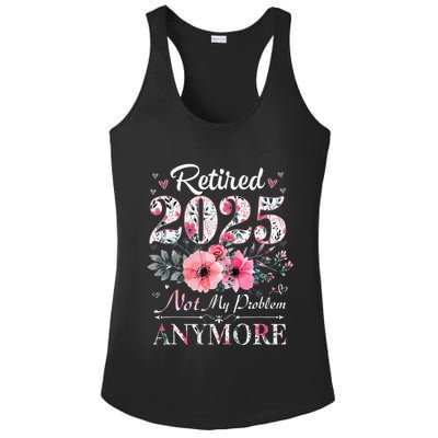 Retired 2025 Not My Problem Anymore Vintage Retirement 2024 Ladies PosiCharge Competitor Racerback Tank
