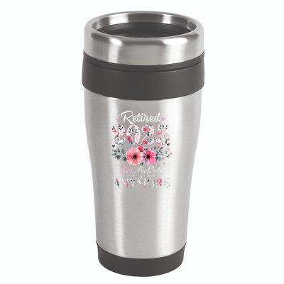 Retired 2025 Not My Problem Anymore Vintage Retirement 2024 16oz Travel Tumbler