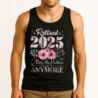 Retired 2025 Not My Problem Anymore Vintage Retirement 2024 Tank Top