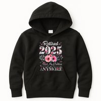 Retired 2025 Not My Problem Anymore Vintage Retirement 2024 Kids Hoodie
