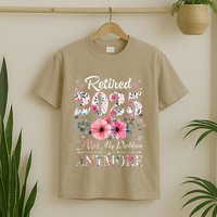 Retired 2025 Not My Problem Anymore Vintage Retirement 2024 T-Shirt