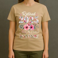 Retired 2025 Not My Problem Anymore Vintage Retirement 2024 T-Shirt