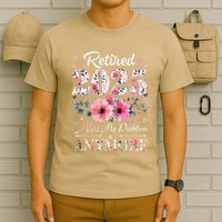 Retired 2025 Not My Problem Anymore Vintage Retirement 2024 T-Shirt