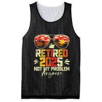 Retired 2025 Not My Problem Anymore Retirement Mesh Reversible Basketball Jersey Tank