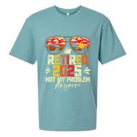 Retired 2025 Not My Problem Anymore Retirement Sueded Cloud Jersey T-Shirt