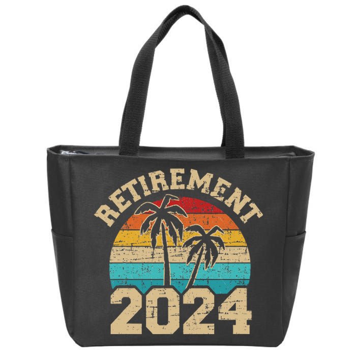 Retirement 2024 not my problem anymore vintage retired Zip Tote Bag