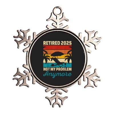 Retired 2025 Not My Problem Anymore Metallic Star Ornament