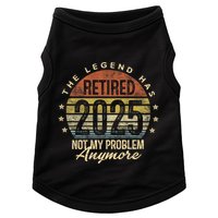 Retired 2025 Not My Problem Anymore Retirement Gifts Dad Doggie Tank