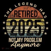 Retired 2025 Not My Problem Anymore Retirement Gifts Dad Pom Pom 12in Knit Beanie