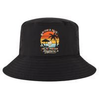 Retired 2025 Not My Problem Anymore Groovy Retirement 2025 Cool Comfort Performance Bucket Hat