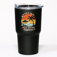 Retired 2025 Not My Problem Anymore Groovy Retirement 2025 Tumbler