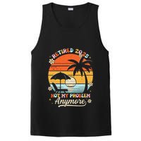 Retired 2025 Not My Problem Anymore Groovy Retirement 2025 PosiCharge Competitor Tank