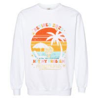 Retired 2025 Not My Problem Anymore Groovy Retirement 2025 Garment-Dyed Sweatshirt