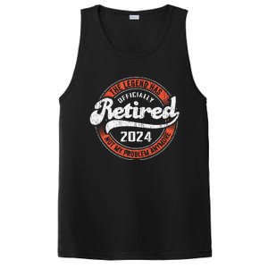 Retired 2024 Not My Problem Anymore Funny Retirement PosiCharge Competitor Tank