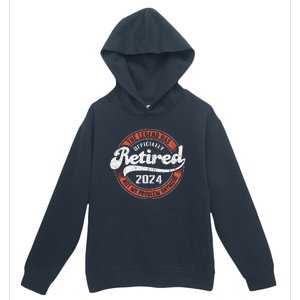 Retired 2024 Not My Problem Anymore Funny Retirement Urban Pullover Hoodie