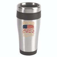 Retired 2025 Not My Problem Anymore With US Flag Retirement  16oz Travel Tumbler