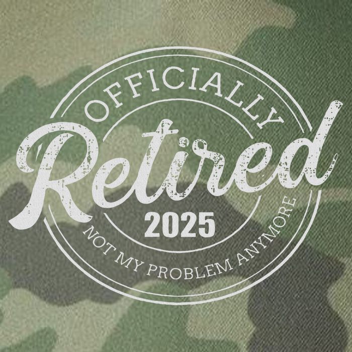 Retired 2025 Not My Problem Anymore Retirement Legacy Tie Dye Trucker Hat