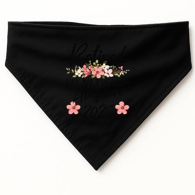 Retired 2025 Not My Problem Anymore Retirement 2025 USA-Made Doggie Bandana